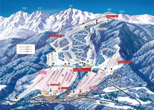 栂池高原ゲレンデマップ